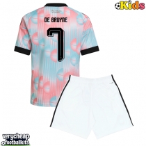 Belgium Kevin De Bruyne #7 Replica Away Minikit World Cup 2026 Short Sleeve (+ pants)
